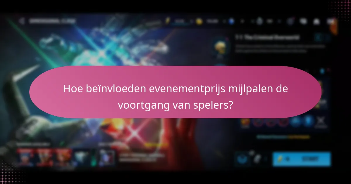Welke upgrade-materialen kunnen worden verkregen via evenementmijlpalen?