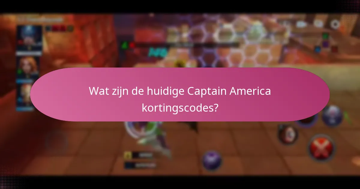 Welke unieke items kunnen worden verkregen met Captain America kortingscodes?