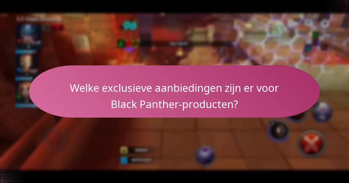 Welke evenementitems zijn er gerelateerd aan Black Panther?